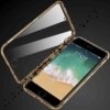 Husa 360 Magnetica iPhone 7 | 8 Plus Sticla Gold